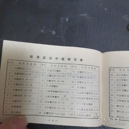 天津市机械配件工业公司产品目录